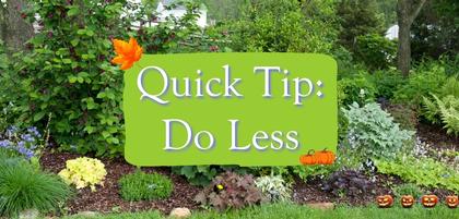 Quick Tip: Do Less
