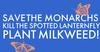 THE PLUG© - Week 4320: Milkweed kills Spotted Lanternfly!